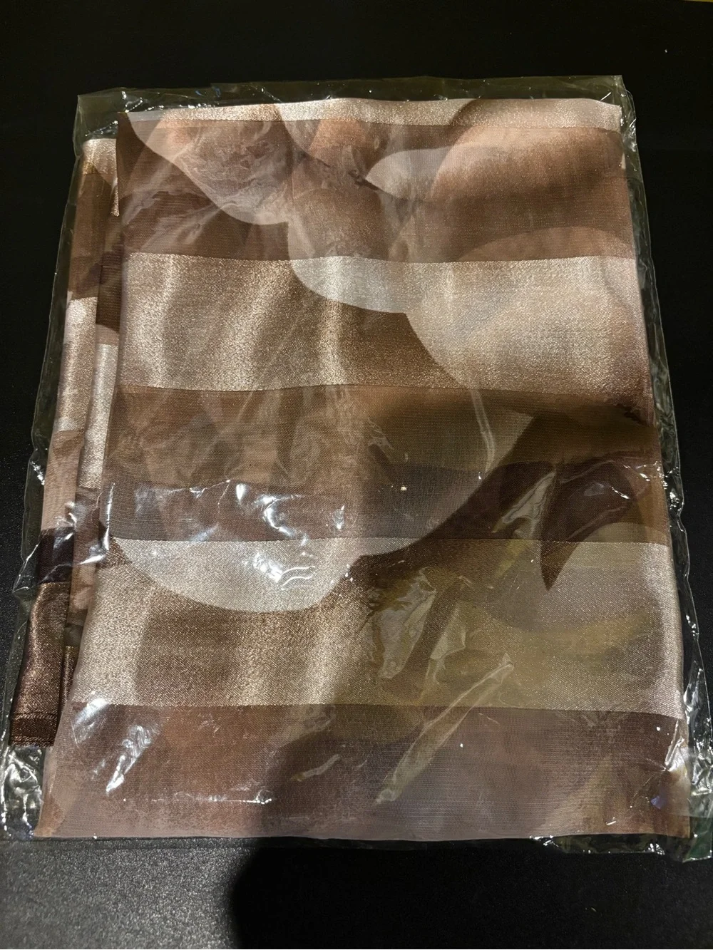 Brown & beige scarf